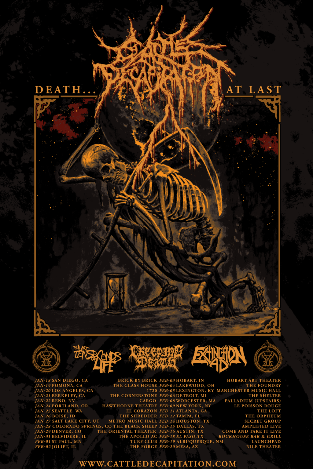 CATTLE DECAPITATION Readies For Death…At Last Headlining Tour, Set To